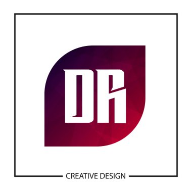 İlk mektup Dr Logo şablonu tasarlamak vektör