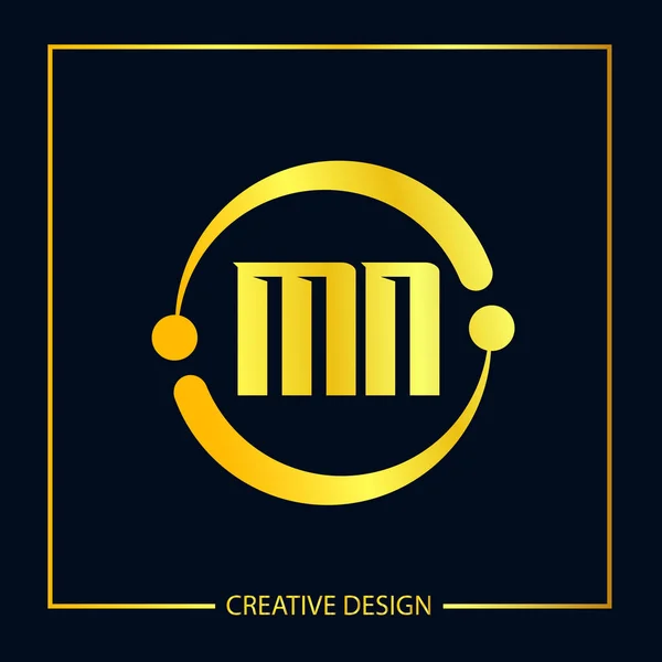 Начальное Письмо Logo Template Design Vector Illustration — стоковый вектор