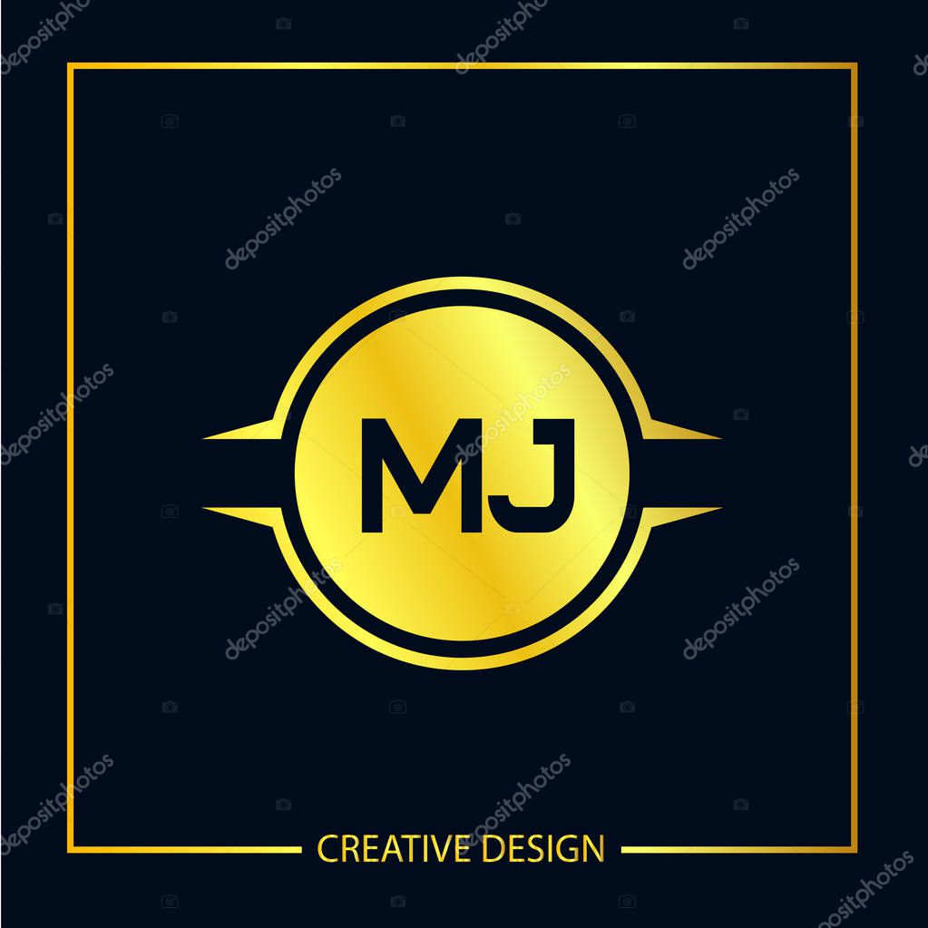 Initial Letter MJ Logo Template Design Vector Illustration