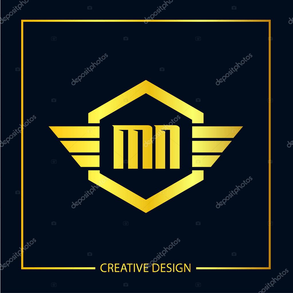 Initial Letter MN Logo Template Design Vector Illustration
