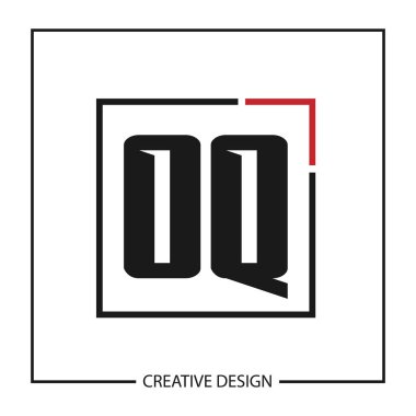 İlk harf Oq Logo şablonu tasarlamak vektör