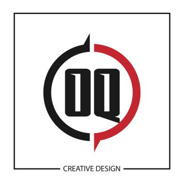 İlk harf Oq Logo şablonu tasarlamak vektör