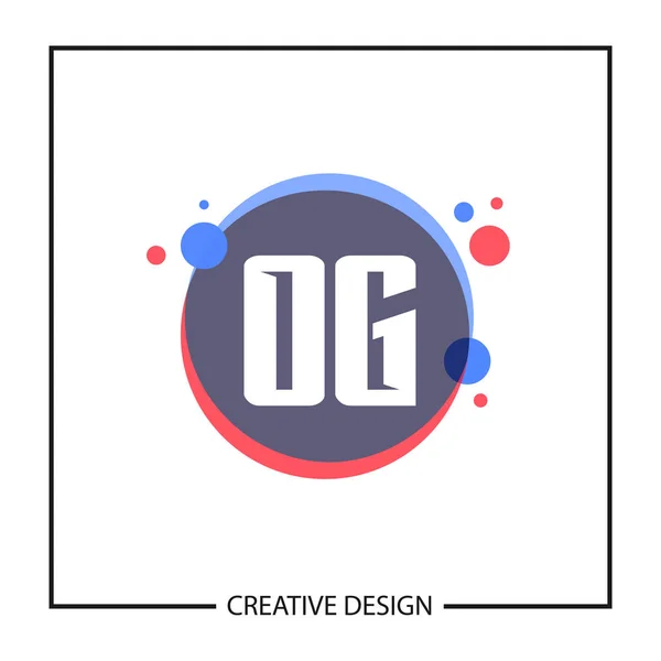 Начальное Письмо Logo Template Design Vector Illustration — стоковый вектор