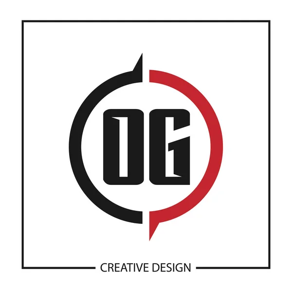 Anfangsbuchstaben Logo Vorlage Design Vektor Illustration — Stockvektor