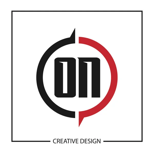 Anfangsbuchstabe Auf Logo Vorlage Design Vektor Illustration — Stockvektor