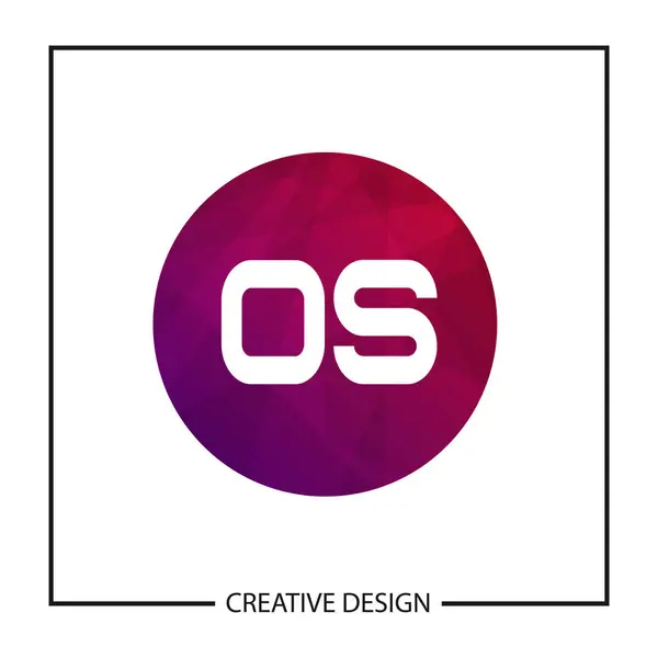 Alkuperäinen Kirjain Logo Malli Design Vector Illustration — vektorikuva