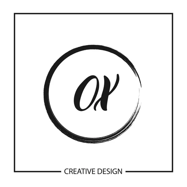 Anfangsbuchstaben Ochsen Logo Vorlage Design Vektor Illustration — Stockvektor
