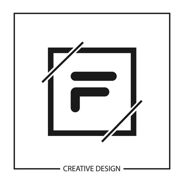Letra Inicial Logo Template Vector Design — Vector de stock