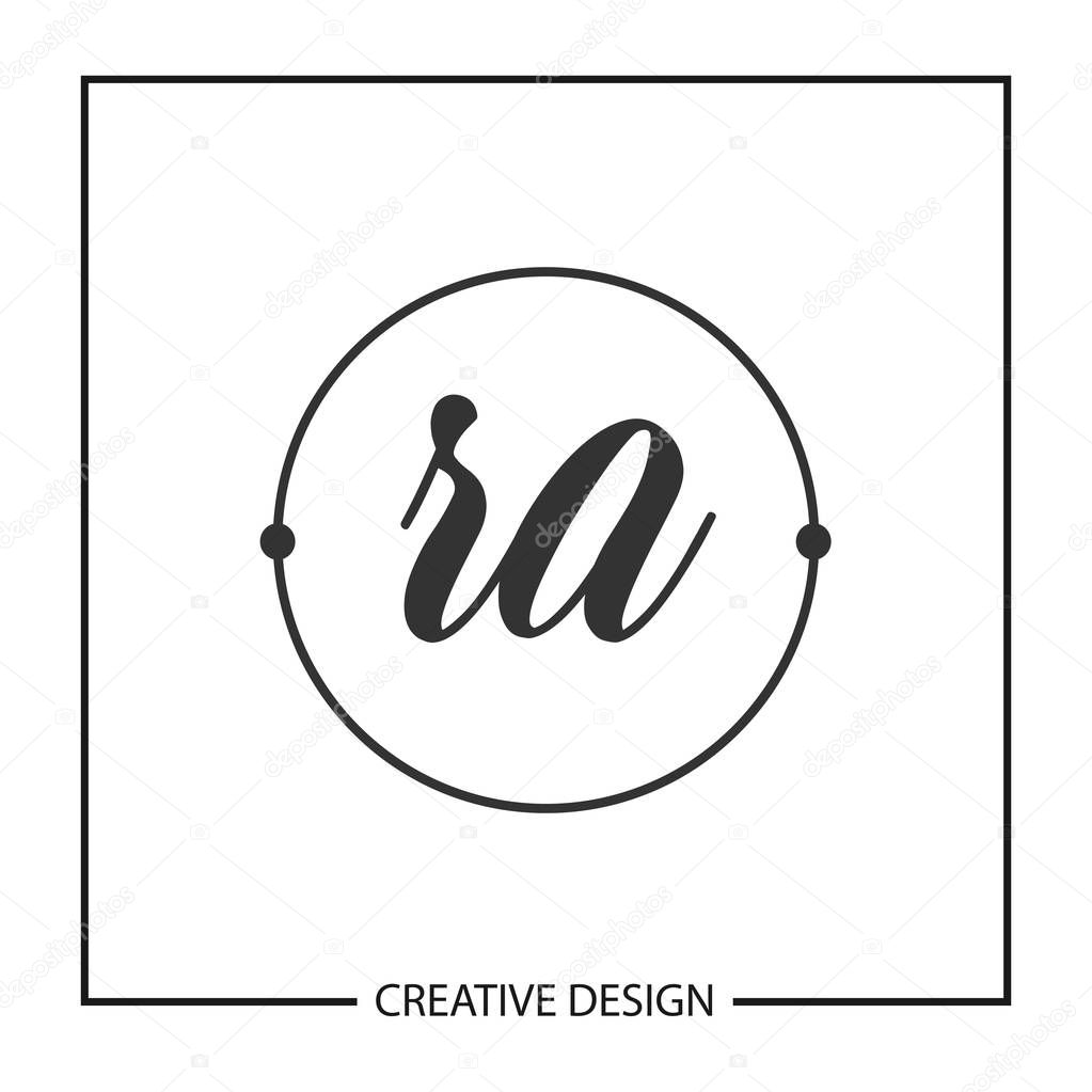 Initial Letter RA Logo Template Design Vector Illustration