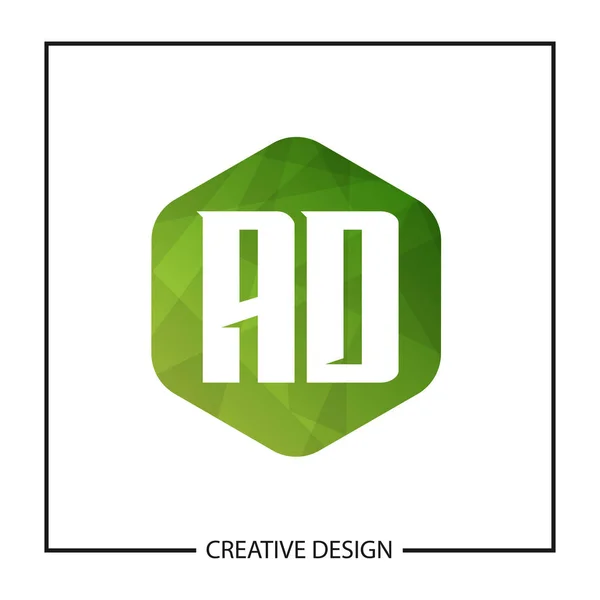 Leter Inital Logo Template Design Vector Ilustração — Vetor de Stock