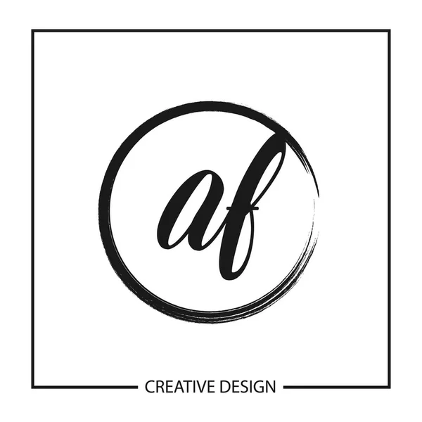 Letra Inicial Logo Template Design Vector Illustration — Archivo Imágenes Vectoriales
