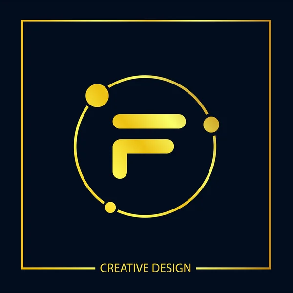 Počáteční Písmeno Logo Šablona Vektorový Design — Stockový vektor