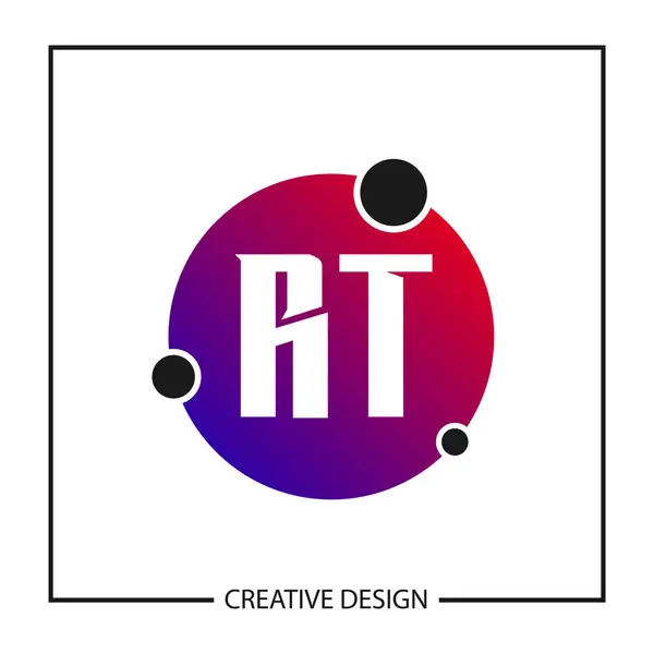 Carta Inicial Logo Template Design Vector Ilustração — Vetor de Stock