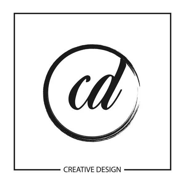 Modèle Logo Lettre Initiale Conception — Image vectorielle