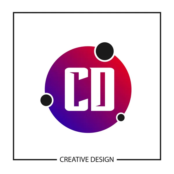 Begynnelsebokstav Logo Malldesign — Stock vektor