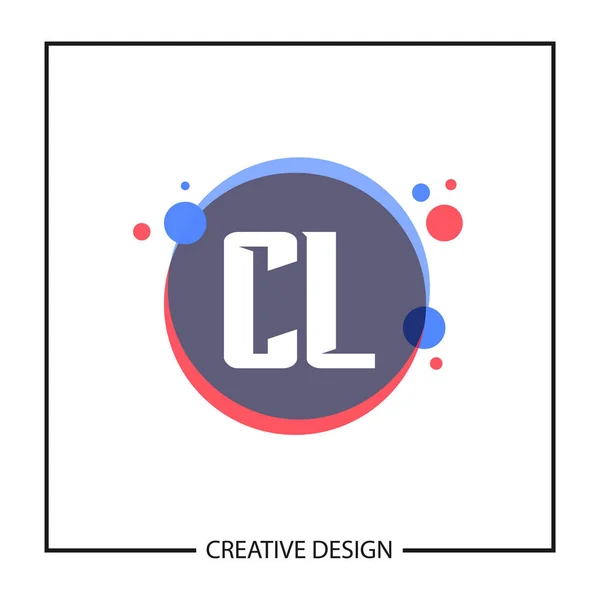 Carta Inicial Logo Template Design — Archivo Imágenes Vectoriales