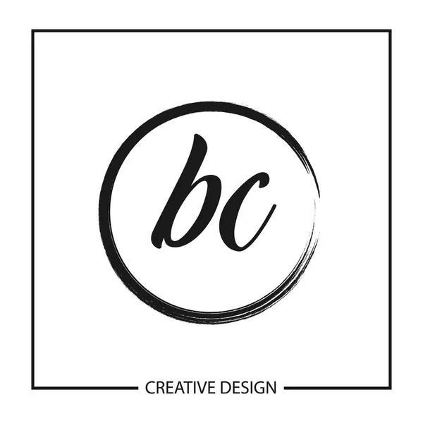 Eerste Brief Logo Template Design Vectorillustratie — Stockvector