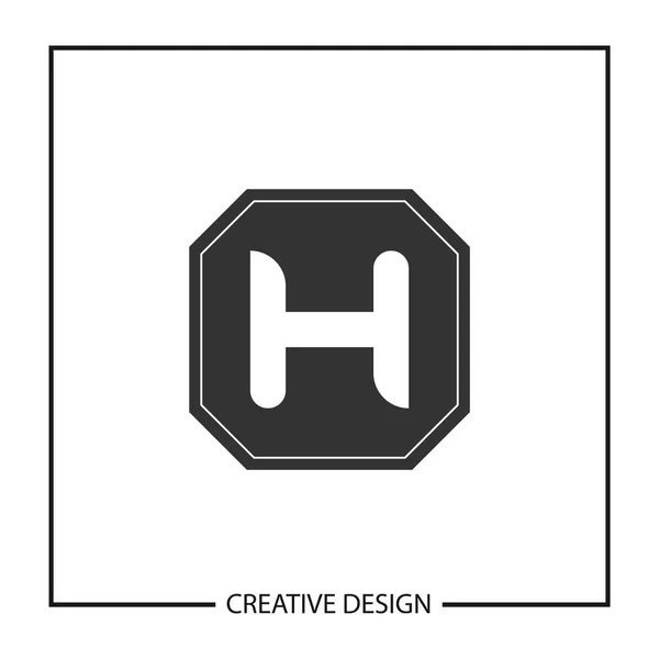 Harfi Logo Şablonu Vektör Tasarımı — Stok Vektör