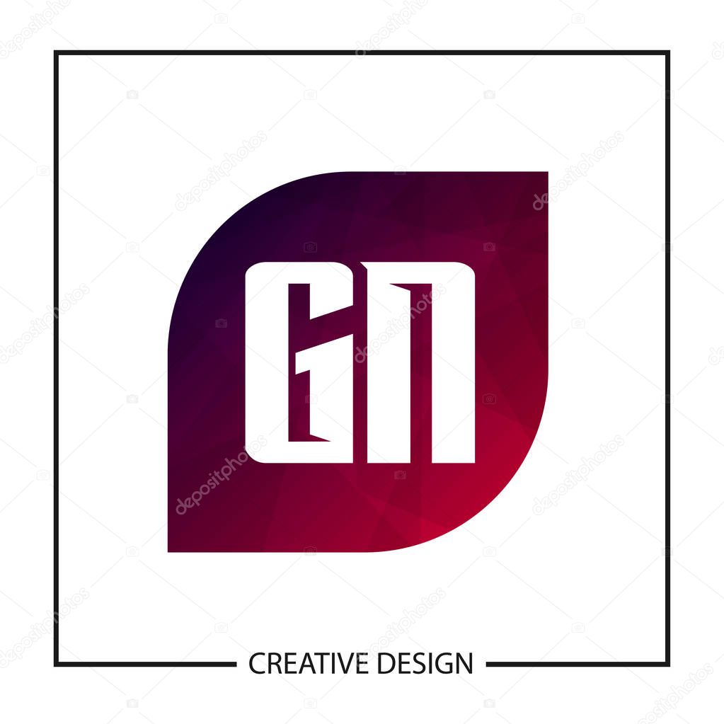 Initial Letter GN Logo Template Design Vector Illustration