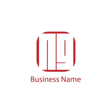 İlk harf Ng Logo tasarım şablonu