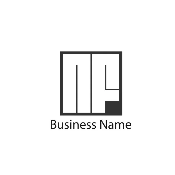 Mektup Logo Tasarım Şablonu — Stok Vektör