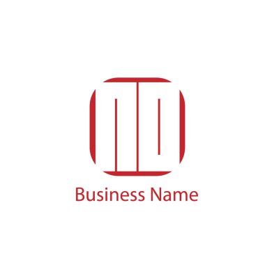 İlk harfi hiçbir Logo tasarım şablonu