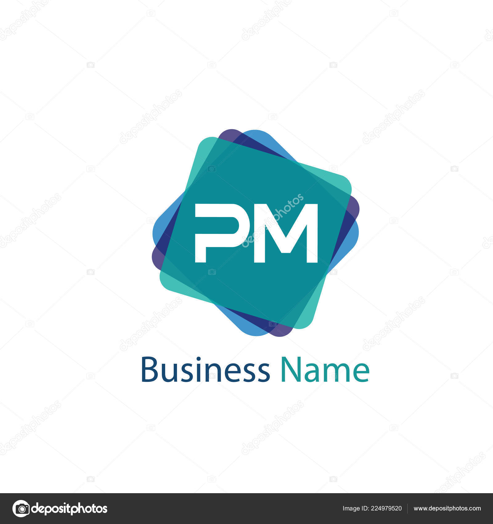 Initial Letter PM Logo Template Design Royalty Free SVG, Cliparts, Vectors,  and Stock Illustration. Image 109606429.