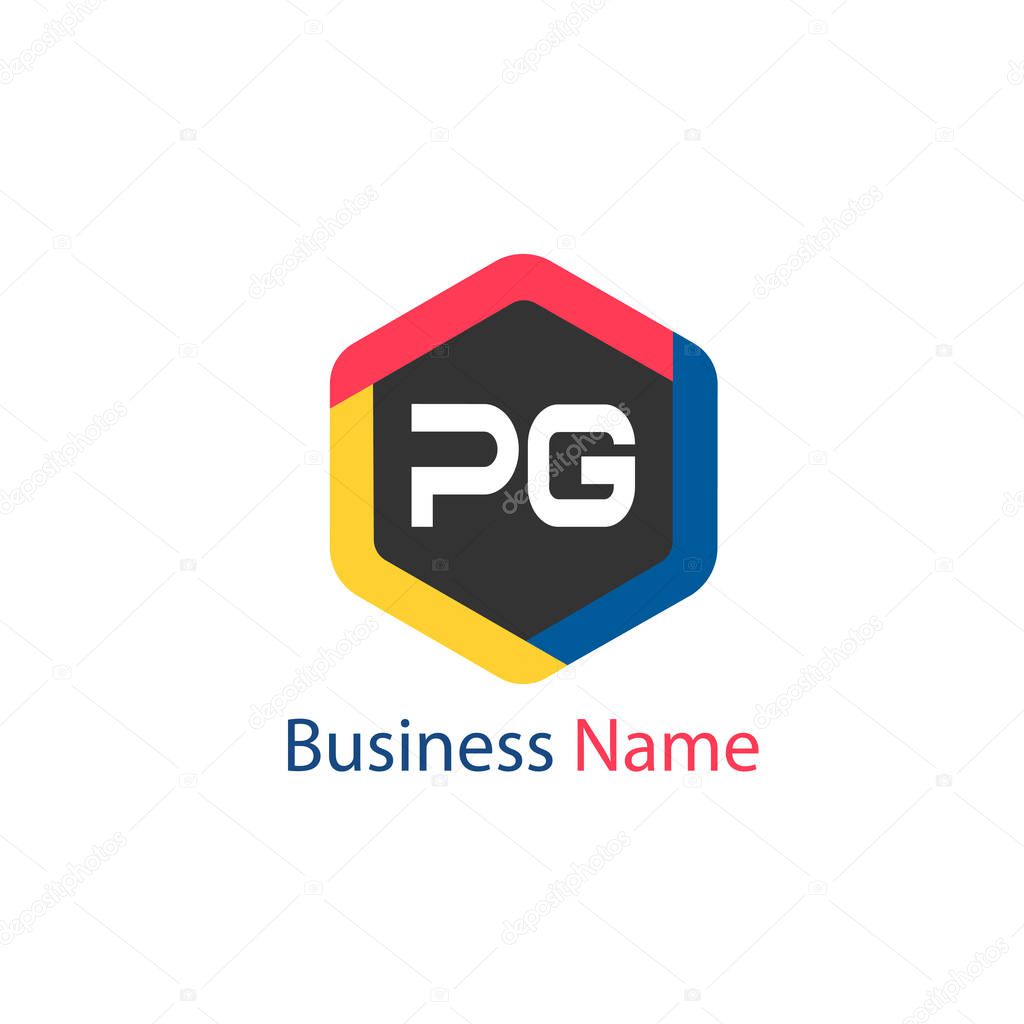 Initial Letter Pg Logo Template Design Premium Vector In Adobe Illustrator Ai Ai Format Encapsulated Postscript Eps Eps Format