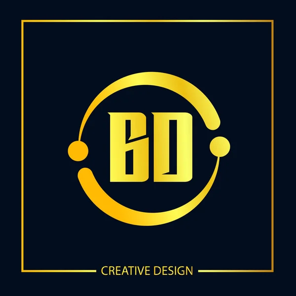 Lettera Iniziale Logo Template Design — Vettoriale Stock
