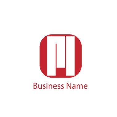 İlk harf Rl Logo tasarım şablonu