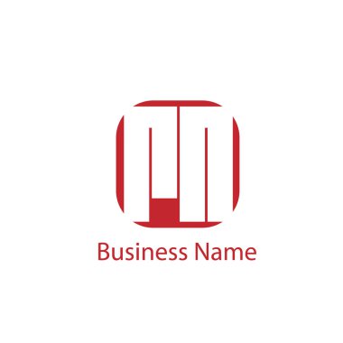 İlk harf Rn Logo tasarım şablonu