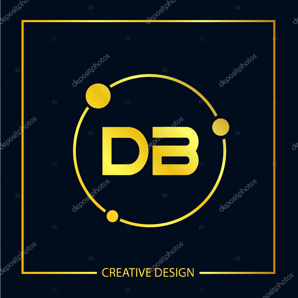 Initial Letter DB Logo Template Design