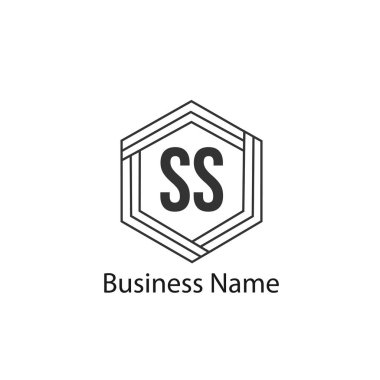 İlk Harf SS Logo Şablonu Tasarımı