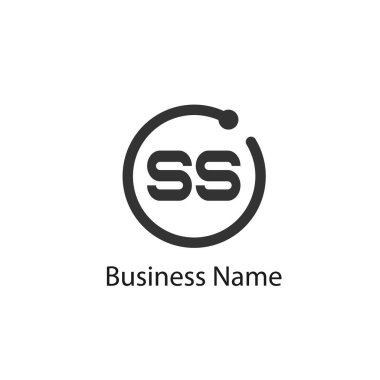 İlk Harf SS Logo Şablonu Tasarımı