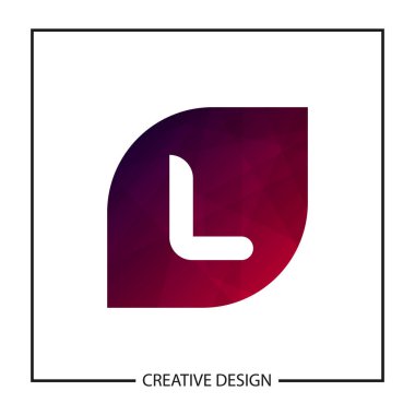 İlk Harf L Logo şablonu vektör tasarımı