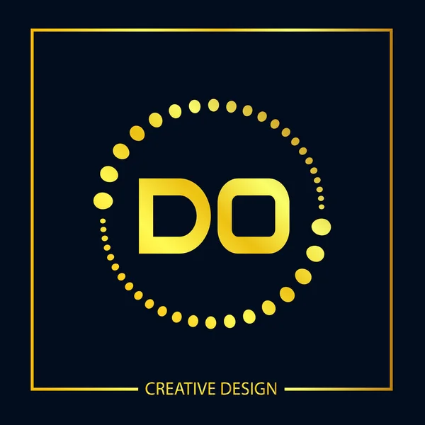 Harf Logo Şablonu Tasarımı Yapmak — Stok Vektör