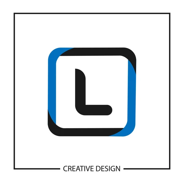Lettera Iniziale Logo Template Vector Design — Vettoriale Stock