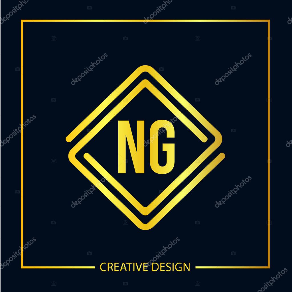 Initial Letter NG Logo Template Design