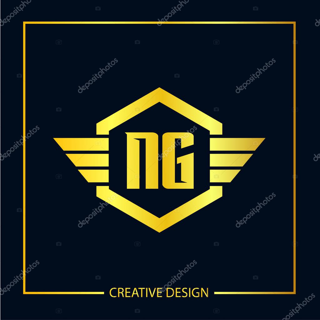 Initial Letter Ng Logo Template Design Premium Vector In Adobe Illustrator Ai Ai Format Encapsulated Postscript Eps Eps Format