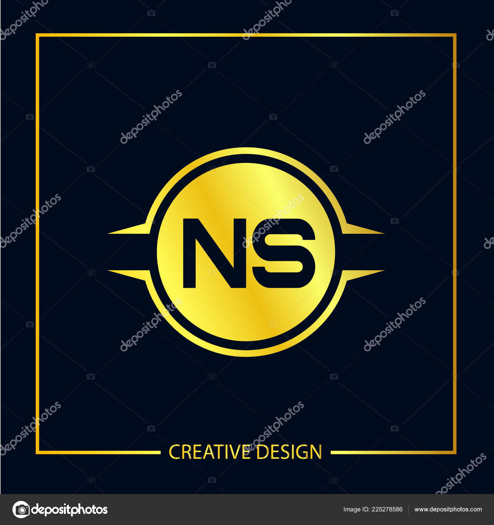Initial Letter Logo Template Design Stock Vector C Mohammad Muhtadi14 Gmail Com 225278586
