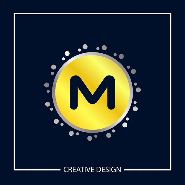 Carta Inicial Design Vetor Modelo Logotipo —  Vetores de Stock