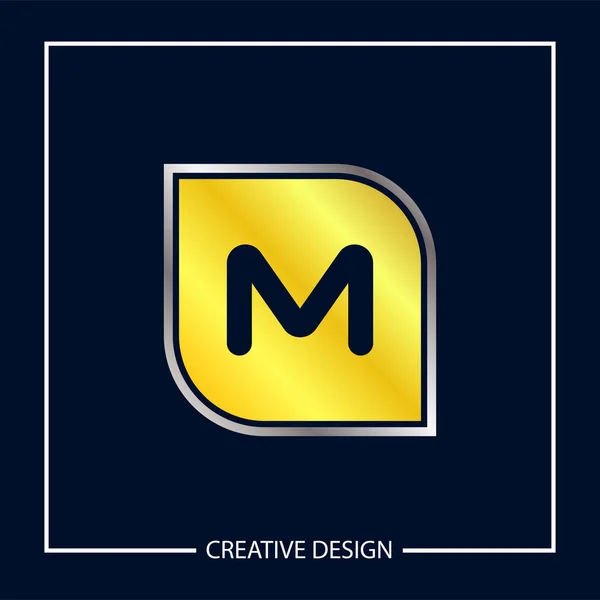 Carta Inicial Design Vetor Modelo Logotipo — Vetor de Stock