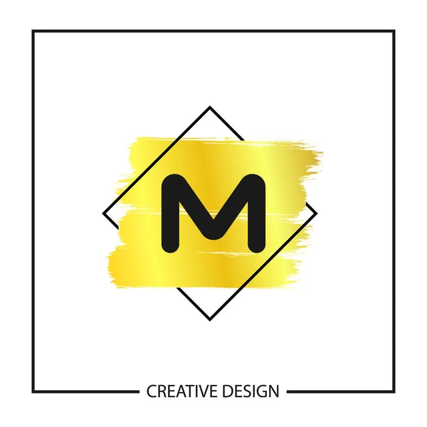 Carta Inicial Design Vetor Modelo Logotipo —  Vetores de Stock