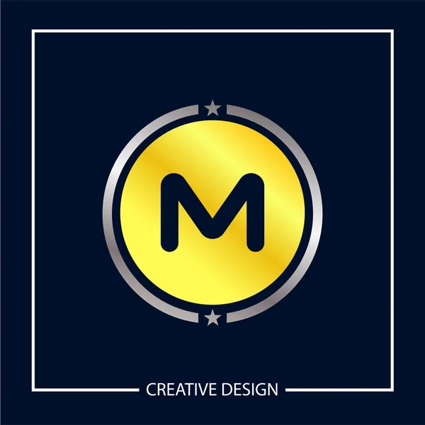Harfi Logo Şablonu Vektör Tasarımı — Stok Vektör