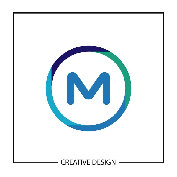 Första Bokstaven Logotyp Mall Vektor Design — Stock vektor