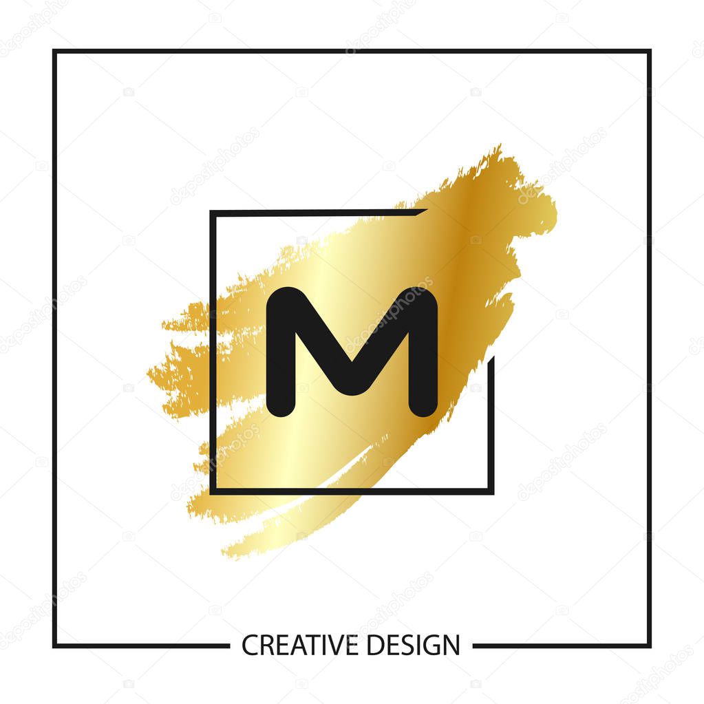 Initial Letter M logo template vector design