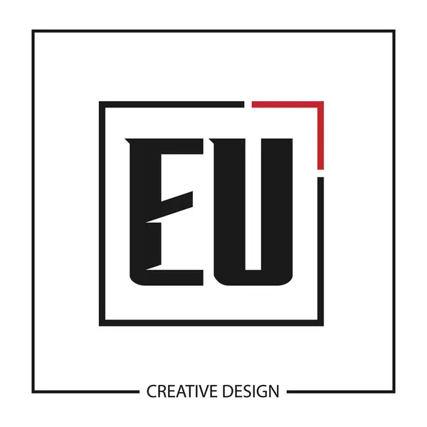 Αρχικό Γράμμα Λογότυπο Της Πρότυπο Σχεδιασμού — Διανυσματικό Αρχείο