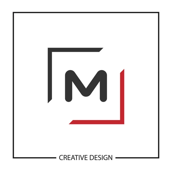 Carta Inicial Design Vetor Modelo Logotipo — Vetor de Stock