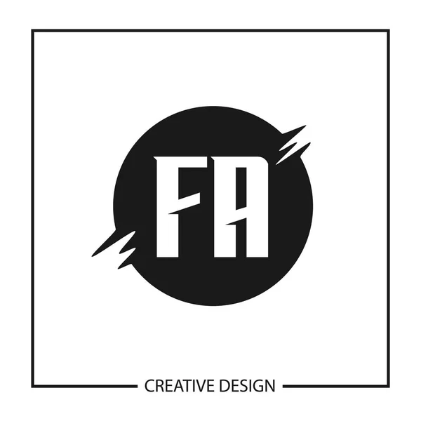 Lettre Initiale Logo Modèle Design — Image vectorielle