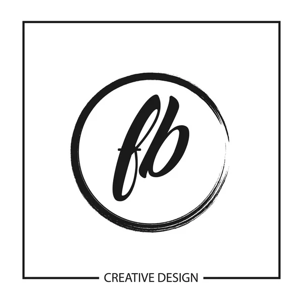 Lettre Initiale Logo Modèle Conception — Image vectorielle